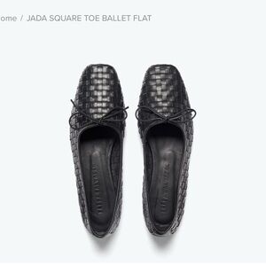 Freda Salvador Jada Square Toe Ballet Flat - Black